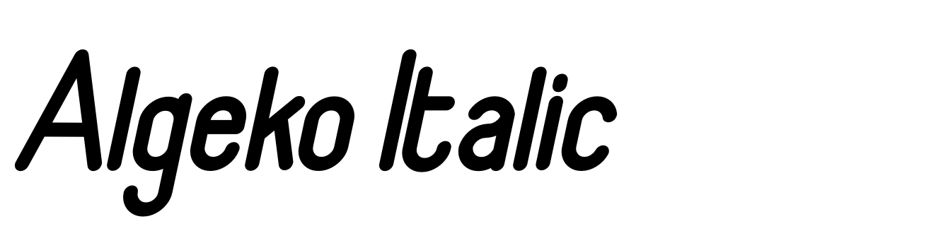 Algeko Italic